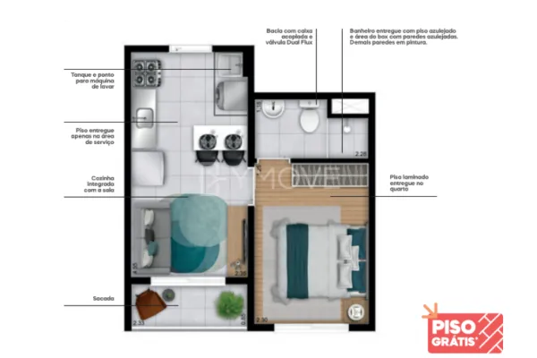 Apartamento à venda com 1 quarto no Alto da Mooca, São Paulo — foto 8